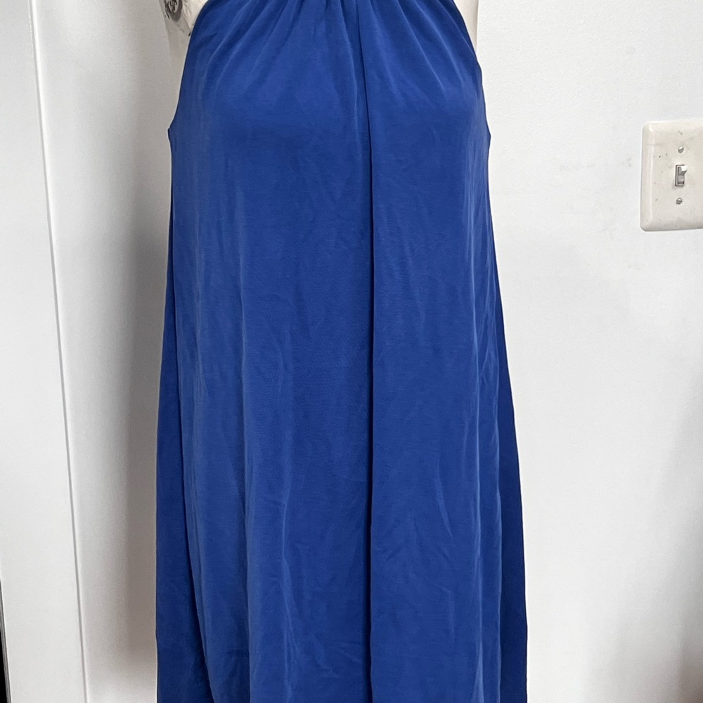 SIGRID OLSEN Elegant Blue Women's Dress